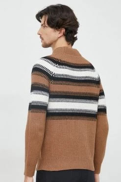 Ανδρικά Χωρίς φερμουάρ Πουλόβερ με προσθήκη μαλλιού Michael Kors χρώμα: καφέ, -Michael Kors Κατάστημα unnamed file 399