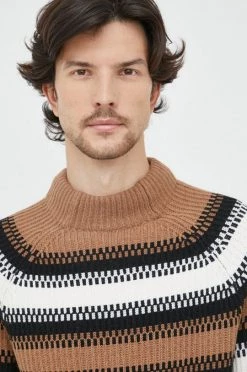 Ανδρικά Χωρίς φερμουάρ Πουλόβερ με προσθήκη μαλλιού Michael Kors χρώμα: καφέ, -Michael Kors Κατάστημα unnamed file 400