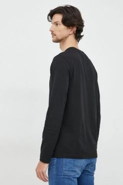 Ανδρικά Μακρυμάνικα Βαμβακερή μπλούζα με μακριά μανίκια Michael Kors μαύρο -Michael Kors Κατάστημα unnamed file 408