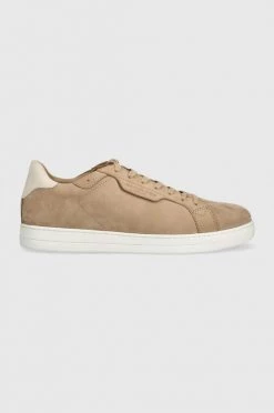 Ανδρικά Sneakers Δερμάτινα αθλητικά παπούτσια Michael Kors Keating μπεζ