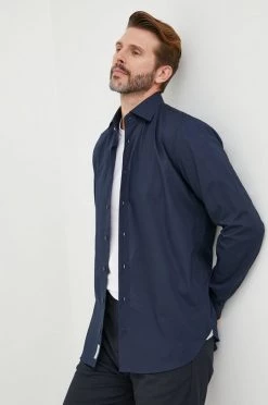 Ανδρικά Πουκάμισα Πουκάμισο Michael Kors ναυτικό μπλε, -Michael Kors Κατάστημα unnamed file 475