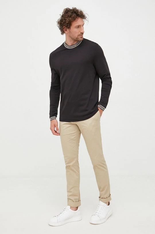 Ανδρικά Μακρυμάνικα Βαμβακερή μπλούζα με μακριά μανίκια Michael Kors μαύρο 4 Ανδρικά Μακρυμάνικα Βαμβακερή μπλούζα με μακριά μανίκια Michael Kors μαύρο - Image 2