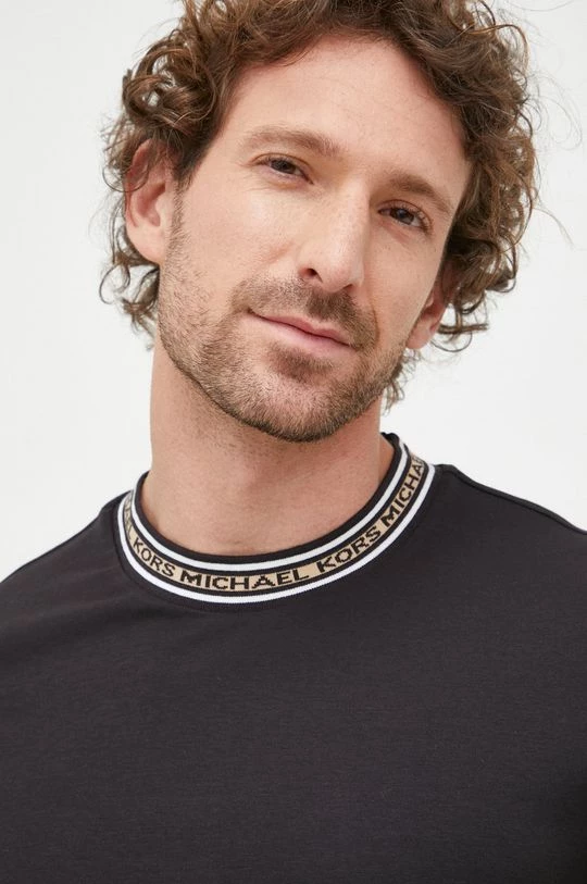 Ανδρικά Μακρυμάνικα Βαμβακερή μπλούζα με μακριά μανίκια Michael Kors μαύρο 6 Ανδρικά Μακρυμάνικα Βαμβακερή μπλούζα με μακριά μανίκια Michael Kors μαύρο - Image 4