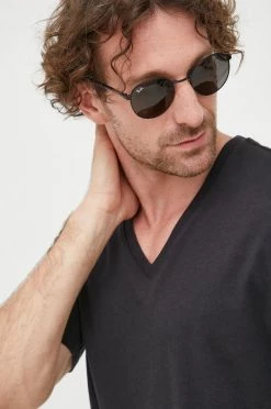 Ανδρικά Μπλουζάκια Βαμβακερό μπλουζάκι Michael Kors μαύρο -Michael Kors Κατάστημα unnamed file 491