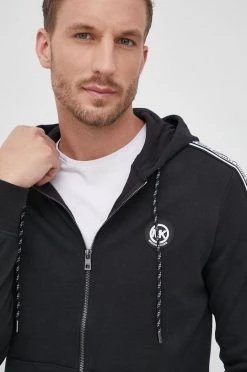 Ανδρικά Με φερμουάρ Μπλούζα Michael Kors μαύρο, -Michael Kors Κατάστημα unnamed file 572