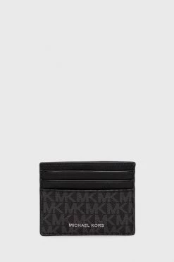 Ανδρικά Πορτοφόλια Θήκη για κάρτες Michael Kors χρώμα: μαύρο