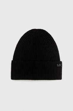 Ανδρικά Σκουφιά Σκουφί από μείγμα μαλλιού Michael Kors μαύρο,