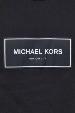 Ανδρικά Μπλουζάκια Βαμβακερό μπλουζάκι Michael Kors μαύρο -Michael Kors Κατάστημα unnamed file 645