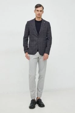 Ανδρικά Σακάκια Μαλλί μπουφάν Michael Kors ναυτικό μπλε -Michael Kors Κατάστημα unnamed file 647