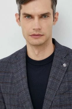 Ανδρικά Σακάκια Μαλλί μπουφάν Michael Kors ναυτικό μπλε -Michael Kors Κατάστημα unnamed file 649