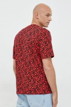 Ανδρικά Μπλουζάκια Βαμβακερό μπλουζάκι Michael Kors κόκκινο -Michael Kors Κατάστημα unnamed file 674