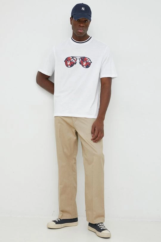 Ανδρικά Μπλουζάκια Βαμβακερό μπλουζάκι Michael Kors άσπρο 4 Ανδρικά Μπλουζάκια Βαμβακερό μπλουζάκι Michael Kors άσπρο - Image 2