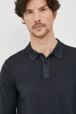 Ανδρικά Χωρίς φερμουάρ Μάλλινο πουλόβερ Michael Kors χρώμα: μαύρο, -Michael Kors Κατάστημα unnamed file 757