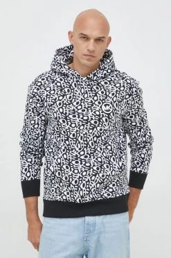 Ανδρικά Χωρίς φερμουάρ Μπλούζα Michael Kors μαύρο, με κουκούλα