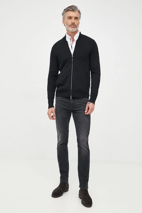 Ανδρικά Με φερμουάρ Μάλλινο πουλόβερ Michael Kors χρώμα: μαύρο 4 Ανδρικά Με φερμουάρ Μάλλινο πουλόβερ Michael Kors χρώμα: μαύρο - Image 2