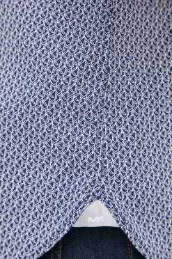 Ανδρικά Πουκάμισα Βαμβακερό πουκάμισο Michael Kors χρώμα: ναυτικό μπλε, -Michael Kors Κατάστημα unnamed file 831