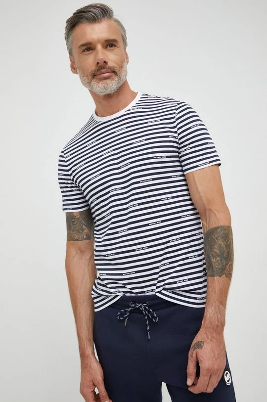 Ανδρικά Μπλουζάκια Βαμβακερό μπλουζάκι Michael Kors ναυτικό μπλε 3 Ανδρικά Μπλουζάκια Βαμβακερό μπλουζάκι Michael Kors ναυτικό μπλε