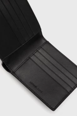 Ανδρικά Πορτοφόλια Δερμάτινο πορτοφόλι και θήκη καρτών Michael Kors χρώμα: μαύρο -Michael Kors Κατάστημα unnamed file 898