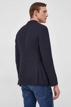 Ανδρικά Σακάκια Μπλέιζερ με μίγμα μαλλιού Michael Kors χρώμα: ναυτικό μπλε -Michael Kors Κατάστημα unnamed file 922