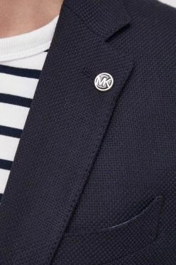 Ανδρικά Σακάκια Μπλέιζερ με μίγμα μαλλιού Michael Kors χρώμα: ναυτικό μπλε -Michael Kors Κατάστημα unnamed file 925