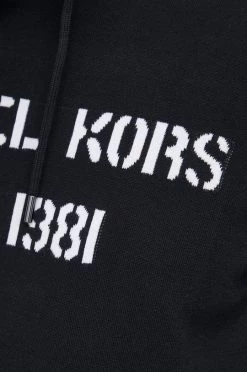 Ανδρικά Χωρίς φερμουάρ Βαμβακερό πουλόβερ Michael Kors χρώμα: μαύρο, -Michael Kors Κατάστημα unnamed file 982